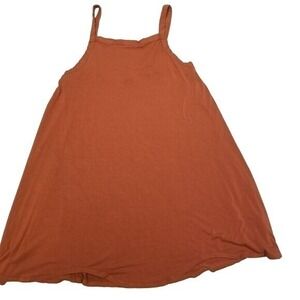 RVCA‎ Women's Copper Orange Tank Dress Sleeveless Casual Summer Medium Loose Fit